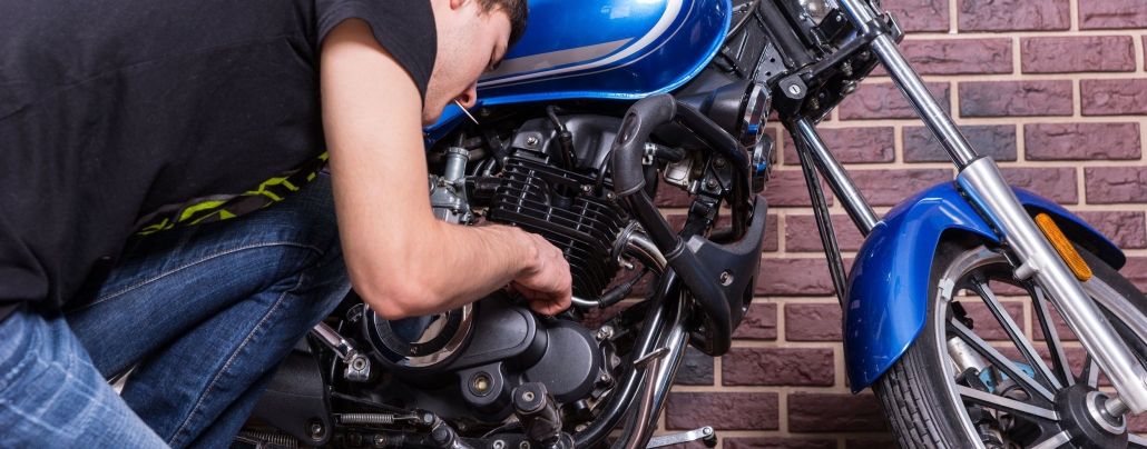 Checking Motorcycle