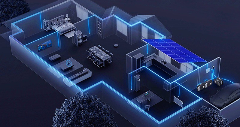 High voltage home energy storage system