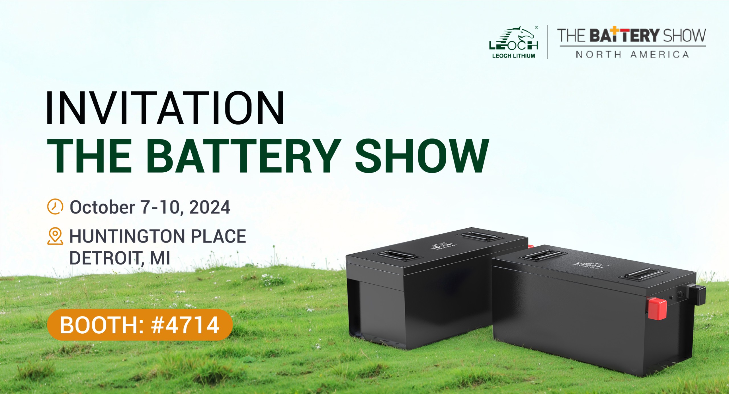 Leoch Lithium_The Battery Show_Lithium Motive Battery_Golf Cart Battery