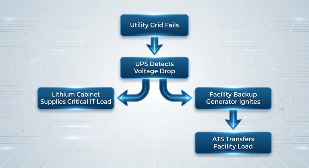 commercial-ups-power-failure-timeline