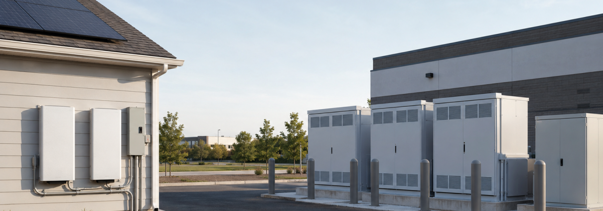 Residential and commercial lithium-ion battery storage systems in U.S. applications