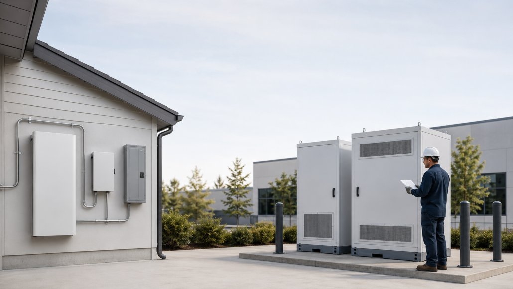 Residential and commercial lithium battery energy storage systems installed for different use cases