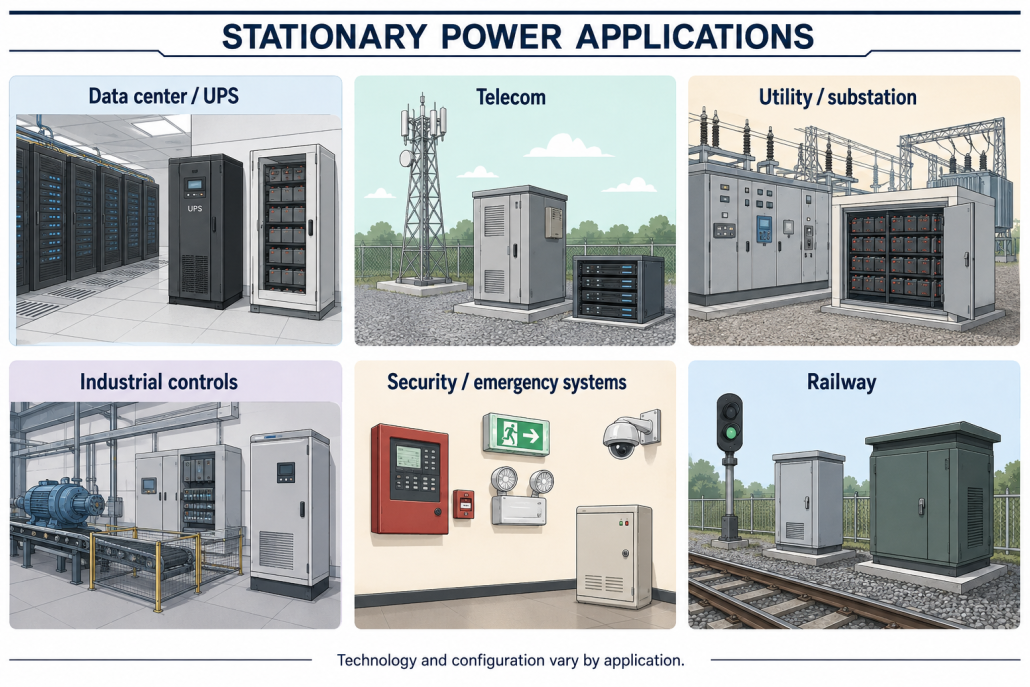 Differences between reserve power and commonly confused battery terms