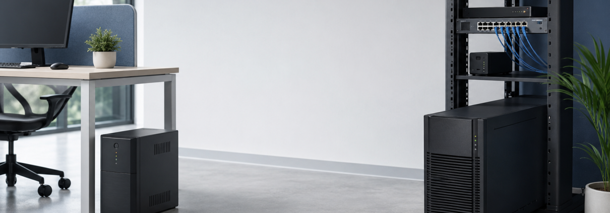 Standby and line-interactive UPS systems for office and network equipment