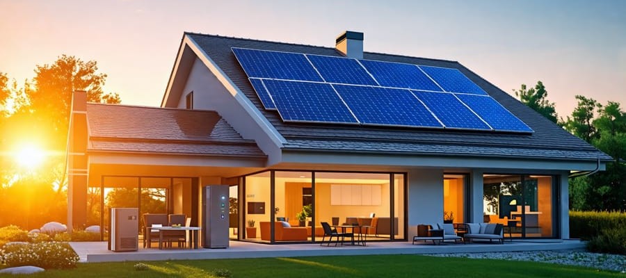 sustainable-home-solar-battery